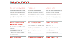 Desktop Screenshot of blogs.newschool.edu