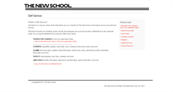 Desktop Screenshot of alvin.newschool.edu