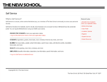 Tablet Screenshot of alvin.newschool.edu