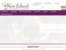 Tablet Screenshot of newschool.net